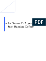 La Guerre D Argent Colbert