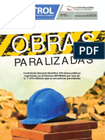 253426255 Obras Paralizadas Control Boletin Institucional Contraloria General de La Republica Del Peru