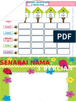 JADUAL BERTUGAS Kelas