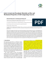 Effect of Inert and Pozzolanic Materials on Flow And