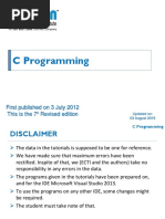 C Programming Notes