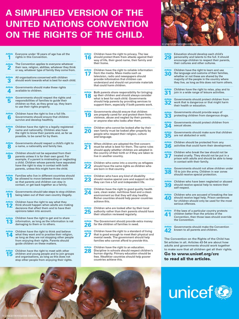 Convention on the Rights of the Child Children�s Rights