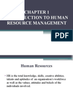 Intro to HRM
