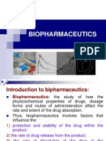 Biopharmaceutics IV