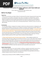 Download Water Softener Fleck 5600 Series Installation Instructions by Roland von Kurnatowski SN294485873 doc pdf