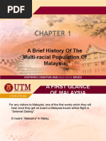 Chapter 1 - A Brief History of the Multi-racial Population of Malaysia