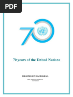 70 Years of Un..............by Ibrahim Mandokhail
