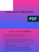 Asas Asas Pendidikan