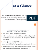 Hajj at A Glance