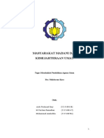 MAKALAH Masyarakat Madani Dan Kesejahteraan Umat