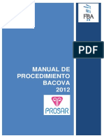 2012 Manual Procedimiento BACOVA
