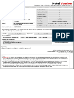 Confirmation For Booking ID # 83553962 Check-In December 20 2015 PDF