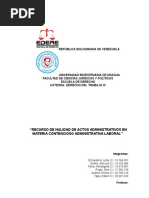 Trabajo - Contencioso Administrativo Laboral