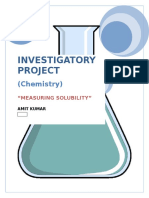 Investigatory Project Chem
