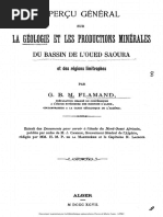 La Géologie Et La Production Minérale Du Bassin Versant Du Oued Essaoura