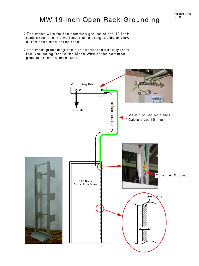 19inch Open Rack Grounding PDF