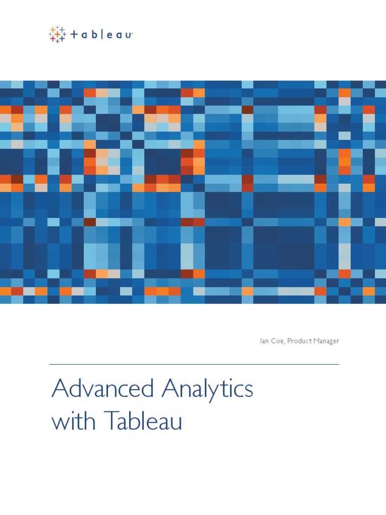 Advanced Analytics Capabilities in Tableau | PDF | R (Programming ...