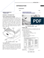 MANUFACTURER PLATE - . - . - . - . - . - . - . - . - . 2 Vehicle Identification Number - . - . - . - . - 1