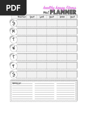 Weekly Meal Planner