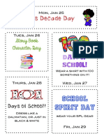 NLSW Dress Up Days