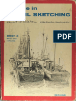 Course in Pencil Sketching Book 3 Boats and Ha