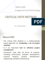 Critical Path Method 1