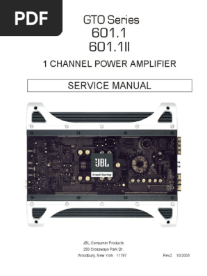 jbl gto 601.1