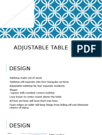 Adjustable Table