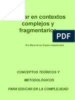 Educar en Contextos Complejos y Fragmentarios - Ma de Los Angeles Sagastizabal - (1)