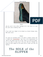 The SOLE of The Slipper: Instructions