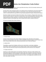 Download Cara Sukses Membuka dan Menjalankan Usaha Kuliner by listbisnisapp SN294538190 doc pdf