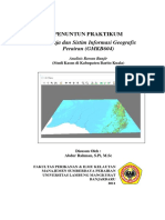 Petunjuk Praktikum Inderaja (Analisis Rawan Banjir) PDF