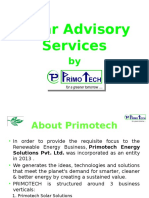 PRIMOTECH - Solar Advisory Services