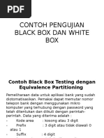 Black Box Testing Dan Contoh Pengujian Black Box