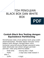 Contoh Pengujian Black Box Dan White Box