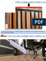 Sàn gỗ công nghiệp chất lượng cao