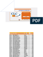 Listado de Precio CLC (Abril 2010)