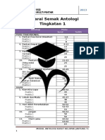 Senarai Semak Antologi Tingkatan 1