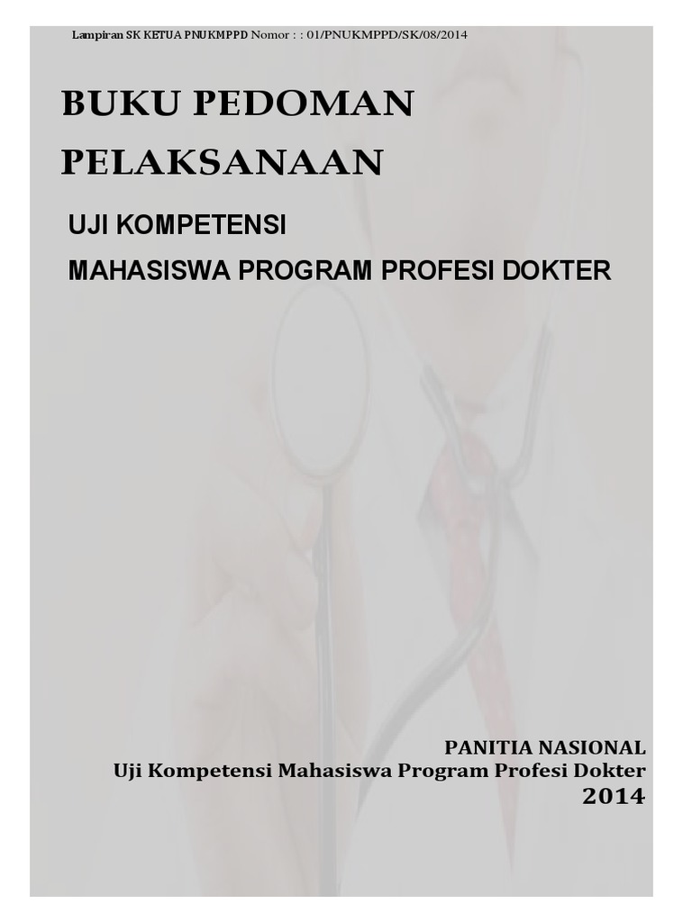 Buku Pedoman Pelaksanaan Ukmppd Pnukmppd 2014 Bagian I Ii