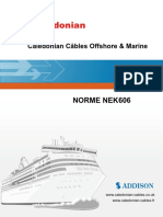 Caledonian Câbles Offshore & Marine NORME NEK606