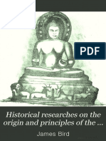 Historical Researches on the Origin And