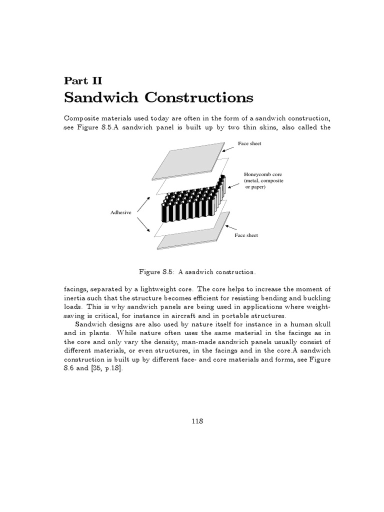 Sandwich Constructions | PDF | Composite Material | Adhesive