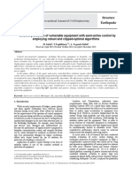 Seismic protection of vulnerable equipment with semi-active control by employing robust and clipped-optimal algorithms