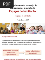 Dimensionamento e Arranjo de Equipamentos e Mobiliário - Ergonomia Física (1)