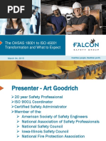 Transitioning to ISO 45001