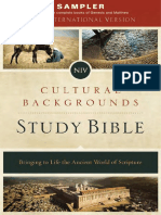 NIV Cultural Backgrounds Study Bible Sampler