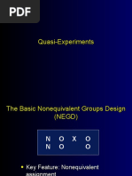 Quasi-experiments 