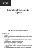 Community Health Nursing Diagnosis Ggg | Medical Diagnosis ...
