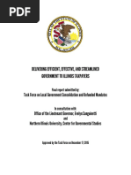 Consolidation/Unfunded Mandates Task Force Report