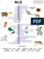 Animal Picture Crossword